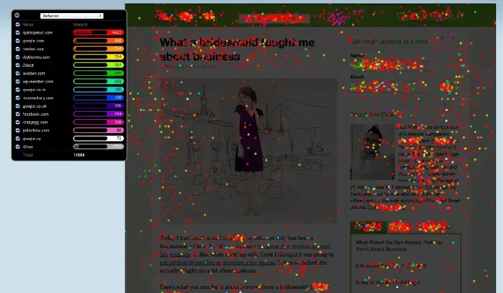 Crazy Egg Screenshot