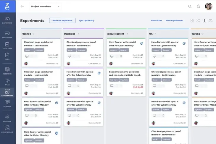 Effective Experiments Screenshot