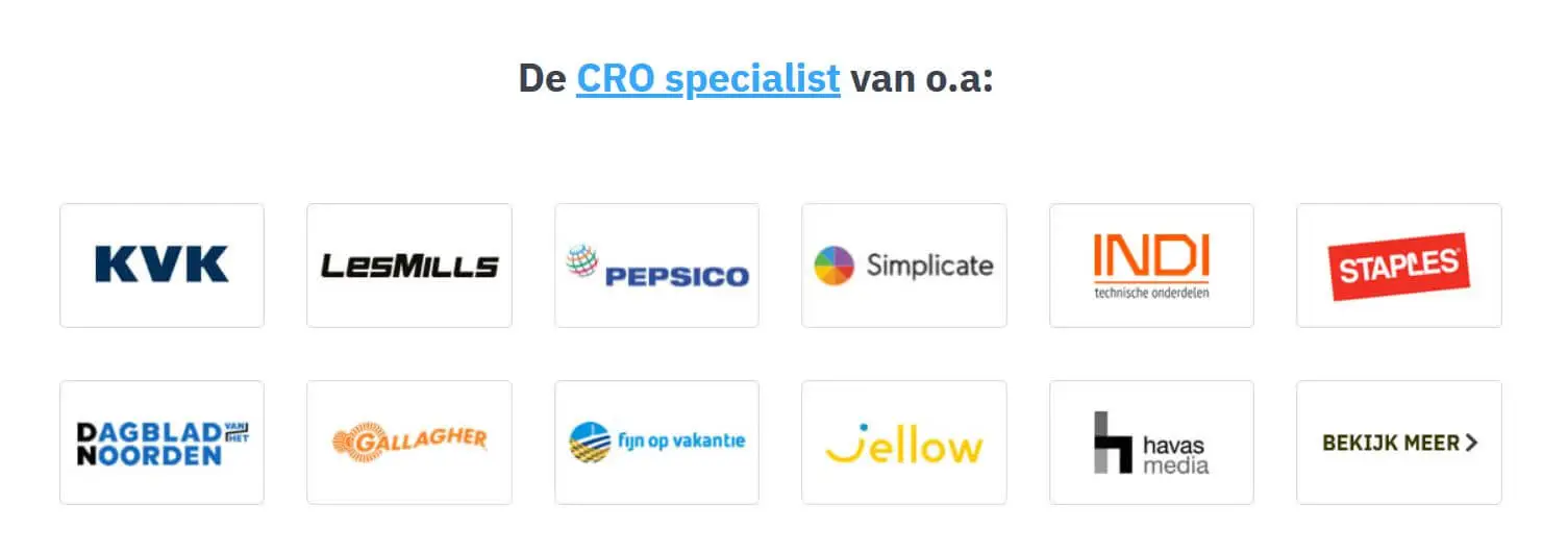 vertrouwen logo's bedrijven