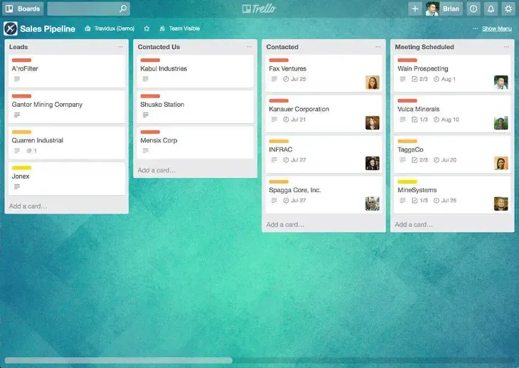 Trello Screenshot