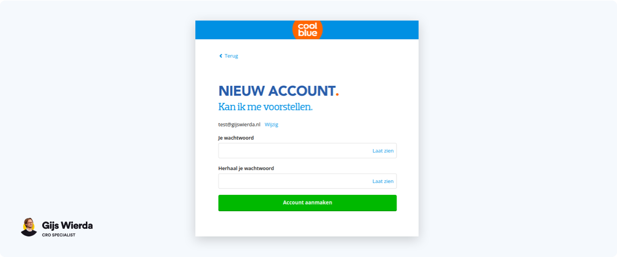 Coolblue checkout