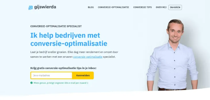 site Gijs Wierda evolutionary design test 2
