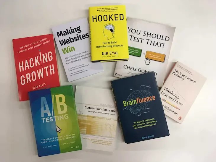 selectie van boeken van mijn boekenplank
