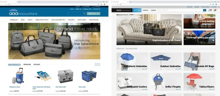 voorbeeld radicaal redesign voor en na